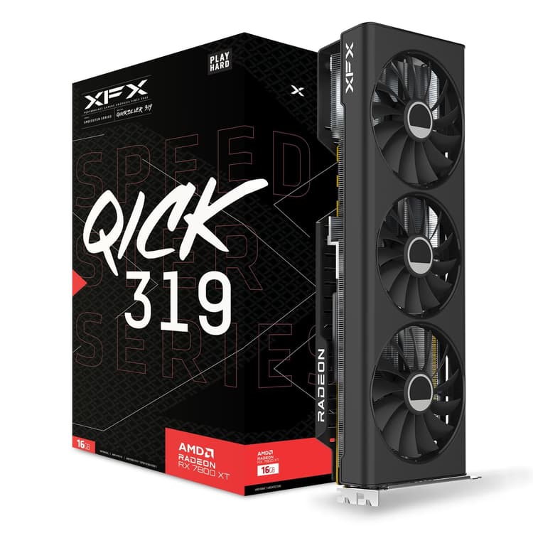 XFX Speedster QICK 319 Radeon RX 9060 XT Ekran Kartı